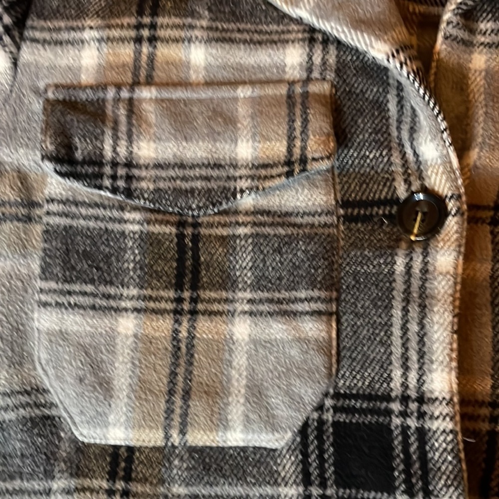 New Look Polyester/Wool Button Up Jacket - image 3